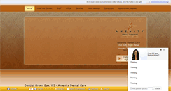 Desktop Screenshot of amenitydentalcare.com